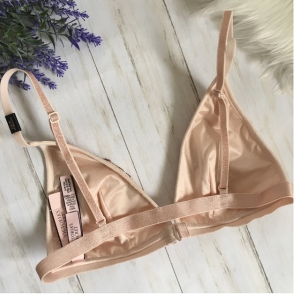 VICTORIA'S SECRET Sequin Gold BRA XS NWT - Picture 5 of 5